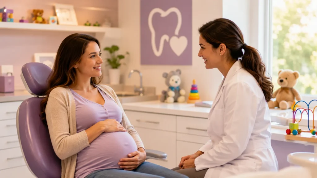 Visita dal dentista in gravidanza al secondo trimestre — Studio Dott.ssa Alice Cutrera a Vittoria e Gela
